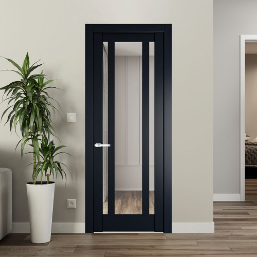 Межкомнатная дверь ProfilDoors 3.5.2PM Нэви Блу Прозрачное