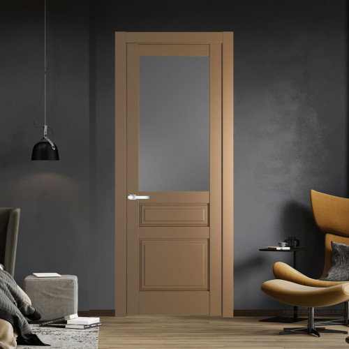 Межкомнатная дверь ProfilDoors 3.5.3 PD цвет Перламутр золото вставка Графит