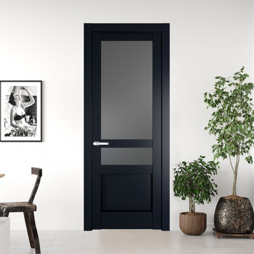 Межкомнатная дверь ProfilDoors 3.5.4 PD цвет Нэви Блу вставка Графит
