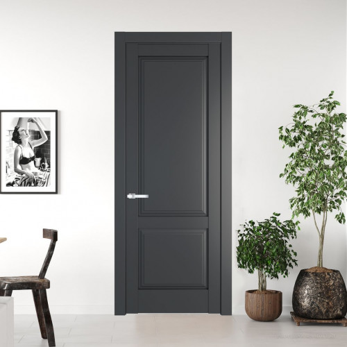 Межкомнатная дверь ProfilDoors 4.2.1 PD цвет Графит вставка Глухая