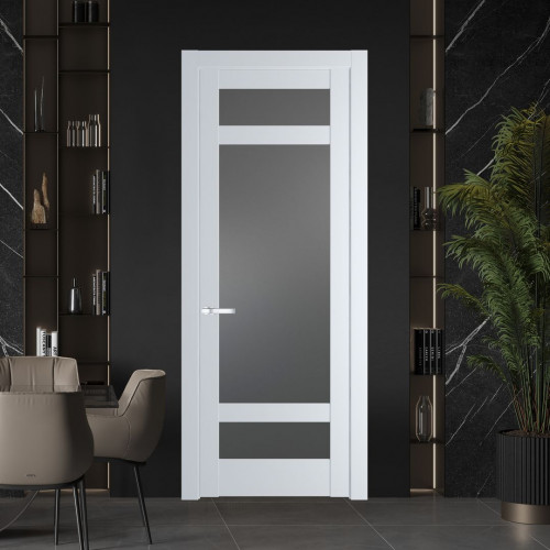 Межкомнатная дверь ProfilDoors 4.3.2 PD цвет Вайт вставка Графит
