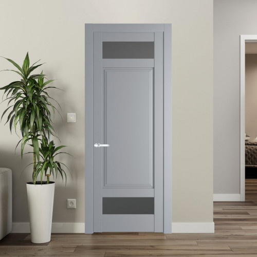 Межкомнатная дверь ProfilDoors 4.3.4 PD цвет Смоки вставка Графит