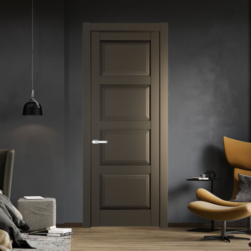 Межкомнатная дверь ProfilDoors 4.4.1 PD цвет Перламутр бронза вставка Глухая