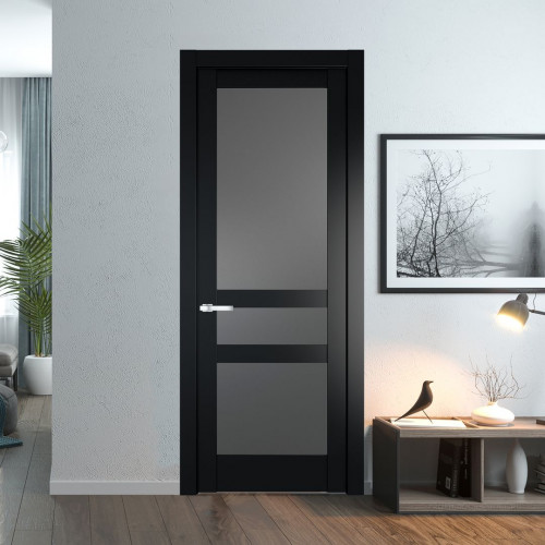 Межкомнатная дверь ProfilDoors 4.5.2 PD цвет Блэк вставка Графит