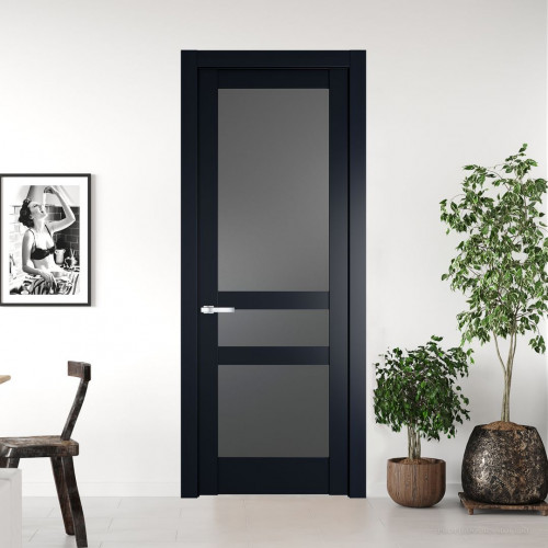 Межкомнатная дверь ProfilDoors 4.5.2 PD цвет Нэви Блу вставка Графит