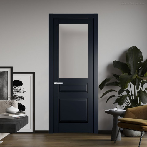 Межкомнатная дверь ProfilDoors 4.5.3 PD цвет Нэви Блу вставка Матовое