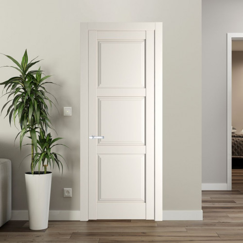 Межкомнатная дверь ProfilDoors 4.6.1 PD цвет Перламутр белый вставка Глухая