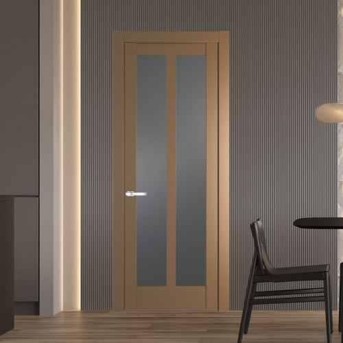 Межкомнатная дверь ProfilDoors 4.7.2 PD цвет Перламутр золото вставка Графит