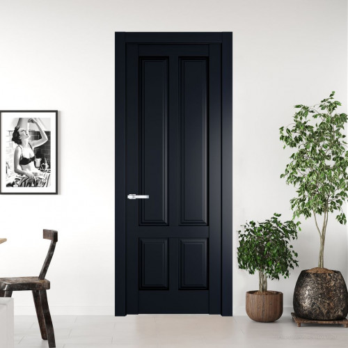 Межкомнатная дверь ProfilDoors 4.8.1 PD цвет Нэви Блу вставка Глухая