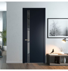 18 PW Нэви Блу Зеркало Grey молдинг Никель матовый