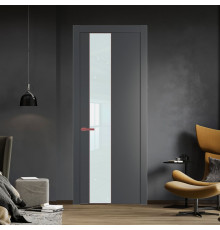 19 PW Графит Lacobel Белый лак молдинг Красный антрацит