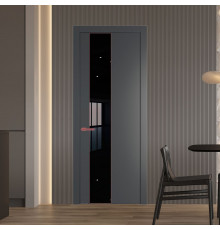 19 PW Графит Lacobel Черный лак молдинг Красный антрацит