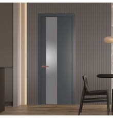 19 PW Графит Lacobel Серебряный лак молдинг Красный антрацит