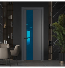 19 PW Графит Зеркало Blue молдинг Черный матовый
