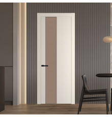 19 PW Кремовая Магнолия Монохром капучино молдинг Черный матовый