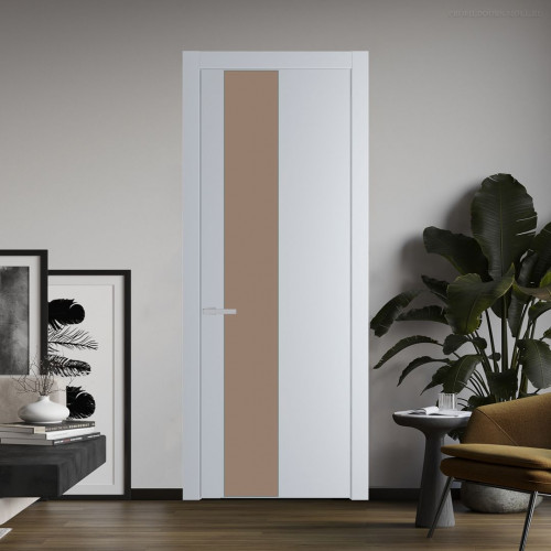 Межкомнатная дверь ProfilDoors 19 PW Лайт Грей Монохром капучино молдинг Зеленый воск