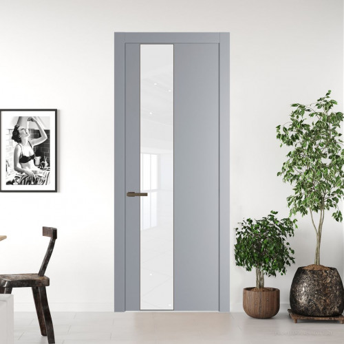 Межкомнатная дверь ProfilDoors 19 PW Смоки Лак классик молдинг Деорэ