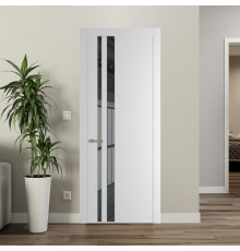 20 PW Крем Вайт Зеркало Grey молдинг Никель матовый