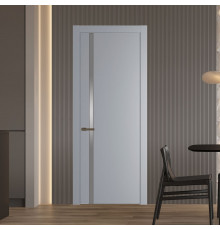 21 PW Смоки Lacobel Серебряный лак молдинг Деорэ