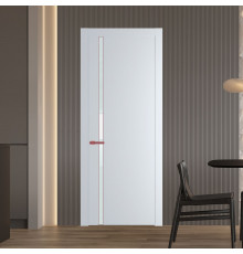 21 PW Вайт Lacobel Белый лак молдинг Красный антрацит
