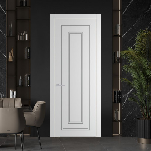 Межкомнатная дверь ProfilDoors 28 PW Крем Вайт Глухая