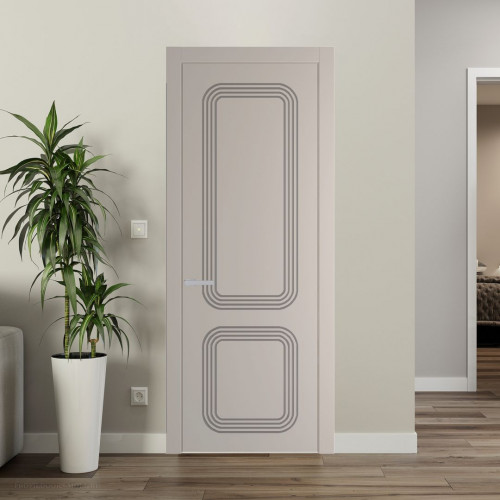 Межкомнатная дверь ProfilDoors 35 PW Сэнд Глухая