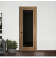 10.1.2 ND.O Дуб Мокко стекло Черное тонированное ProfilDoors Orange