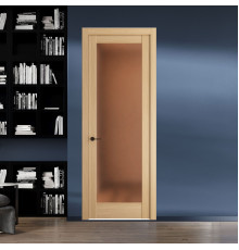10.1.2 ND.O Дуб Натуральный стекло Золотистая бронза матовое ProfilDoors Orange