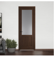 10.2.2 ND.O Орех Шоколад стекло Графит ProfilDoors Orange