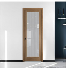 5.1.2 ND.O Дуб Мокко стекло Узор Страйп ProfilDoors Orange