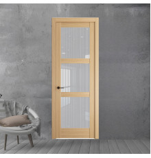 5.3.2 ND.O Дуб Натуральный стекло Узор Страйп ProfilDoors Orange