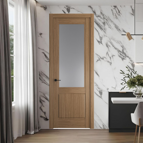6.2.2 ND.O Дуб Мокко стекло Графит ProfilDoors Orange