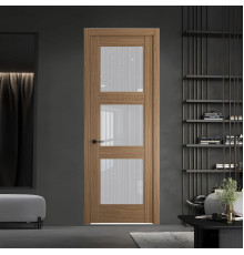 6.3.2 ND.O Дуб Мокко стекло Узор Страйп ProfilDoors Orange
