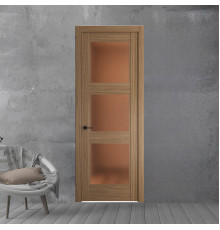 7.3.2 ND.O Дуб Мокко стекло Золотистая бронза матовое ProfilDoors Orange