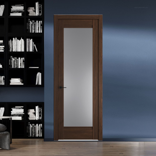9.1.2 ND.O Орех Шоколад стекло Графит ProfilDoors Orange