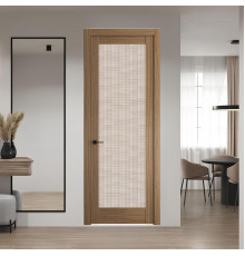10.1.2 ND.O Дуб Мокко стекло Град ProfilDoors Orange