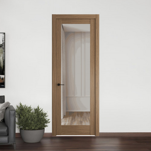 11.1.2 ND.O Дуб Мокко стекло Прозрачное ProfilDoors Orange