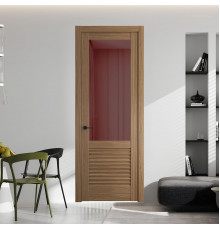 11.2.2 ND.O Дуб Мокко стекло Золотистая бронза ProfilDoors Orange