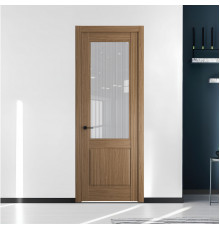 6.2.2 ND.O Дуб Мокко стекло Узор Страйп ProfilDoors Orange