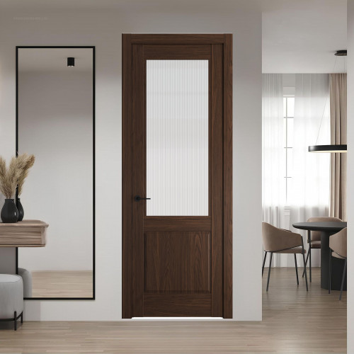 6.2.2 ND.O Орех Шоколад стекло Мору осветленное ProfilDoors Orange