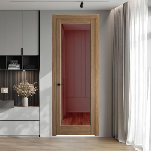 8.1.2 ND.O Дуб Мокко стекло Золотистая бронза ProfilDoors Orange