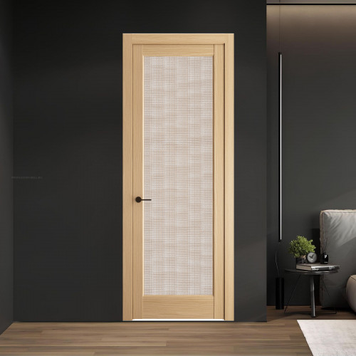 8.1.2 ND.O Дуб Натуральный стекло Град ProfilDoors Orange
