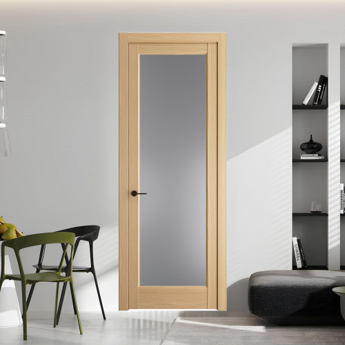 8.1.2 ND.O Дуб Натуральный стекло Графит ProfilDoors Orange
