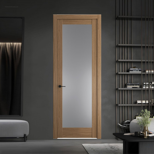 10.1.2 ND.O Дуб Мокко стекло Графит ProfilDoors Orange