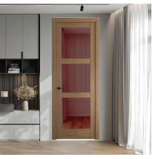 10.3.2 ND.O Дуб Мокко стекло Золотистая бронза ProfilDoors Orange