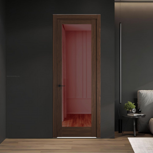 11.1.2 ND.O Орех Шоколад стекло Золотистая бронза ProfilDoors Orange