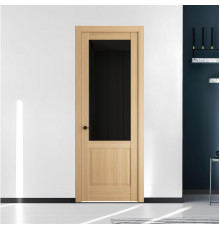 5.2.2 ND.O Дуб Натуральный стекло Черное тонированное ProfilDoors Orange
