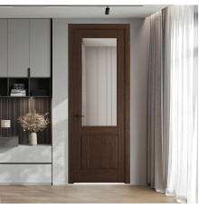 6.2.2 ND.O Орех Шоколад стекло Прозрачное ProfilDoors Orange