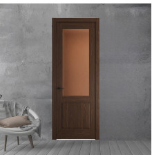 6.2.2 ND.O Орех Шоколад стекло Золотистая бронза матовое ProfilDoors Orange