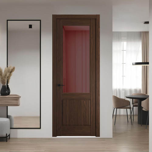 6.2.2 ND.O Орех Шоколад стекло Золотистая бронза ProfilDoors Orange